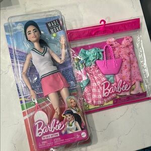 NWT Barbie Doll and Clothing Bundle